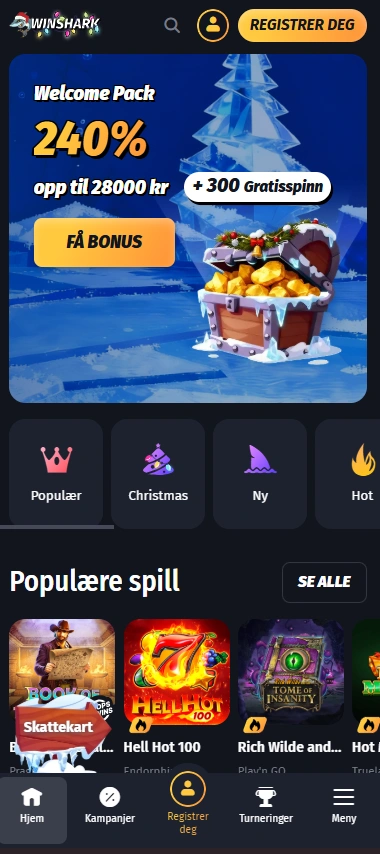 winshark mobile home page