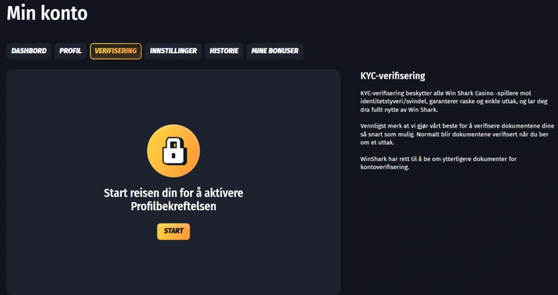 winshark verification page